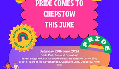 Chepstow Pride weekend poster
