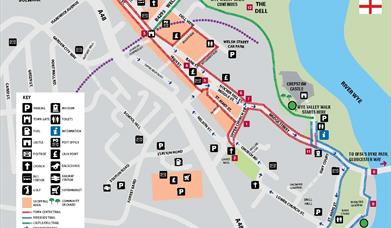 Chepstow Town Map