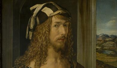 Durer, Self portrait at 26, crop