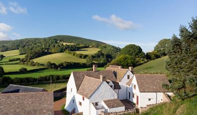Llwyn Celyn from above