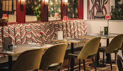 Pugh's Garden Kitchen Restaurant room layout chairs and tables