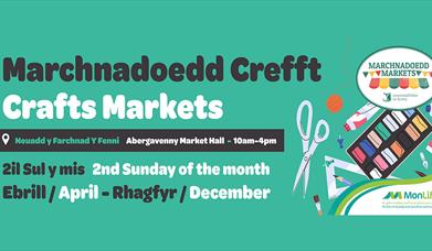 crafts market April - December 2nd sunday of the month 10 - 4pm abergavenny market hall monmouthshire