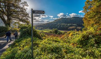 Bigsweir Bridge from Offa's Dyke