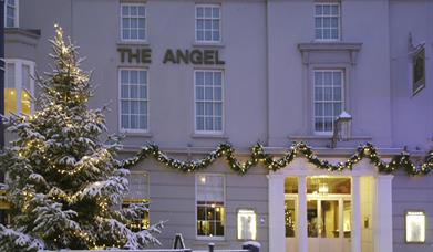 The Angel Hotel at Christmas