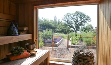 Sauna with a view