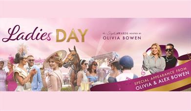 Ladies day  - women at race course event 