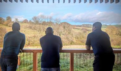 Wilder Away Days - people enjoy countryside during work conference 