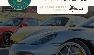 Image from Spirit Motor Club promoting their car and coffee event at Mamhilad Park Estate. Ticket Sales feature a charity donation.