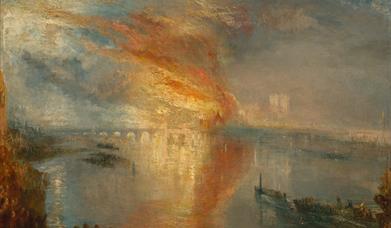 Turner, The Burning of the House of Lords and Commons &C 1834 Cleveland
