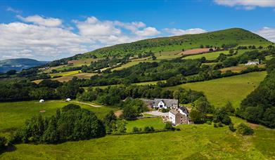 Wern-y-cwm aerial shot