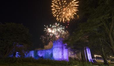 Fireworks at Caldicot Castle