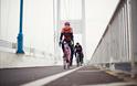 Cycling along the Severn Bridge