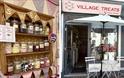 Village Treats - sweets in jars on a shelf