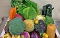 veg box with season vegetables from