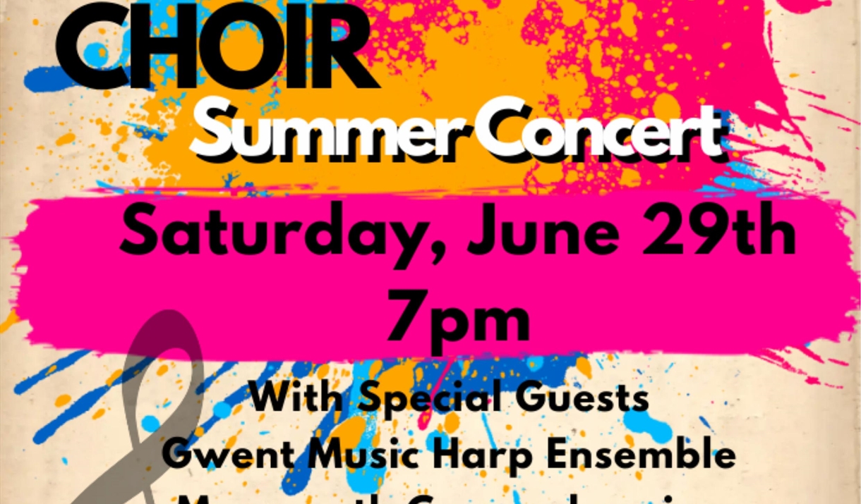 CMVC Summer Concert 2024 Flyer with ticket detail - Made with PosterMyWall