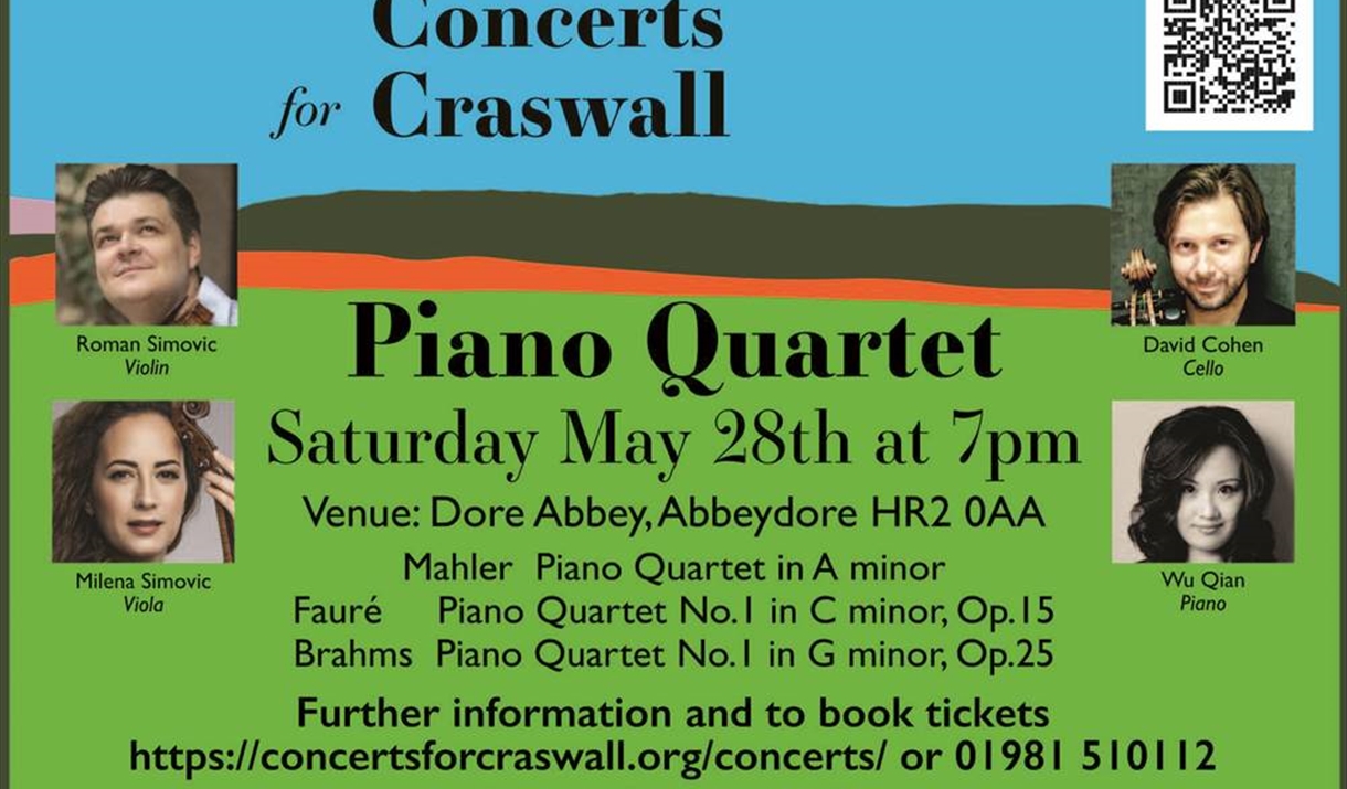 A poster advertising the concert with players from the LSO and Sitkovetsky Piano Trio