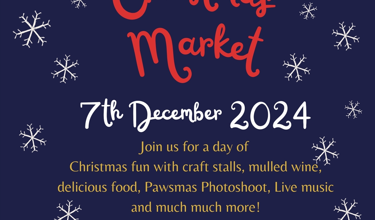Christmas market poster
