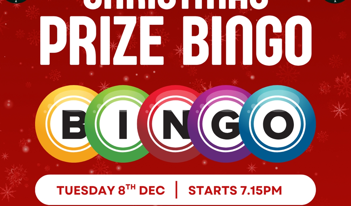 Christmas Prize Bingo poster