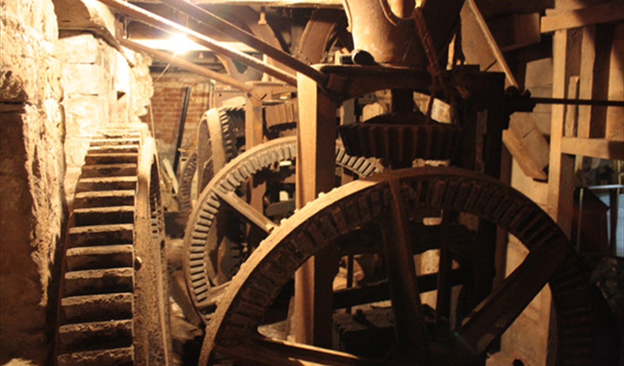 Machinery at Mathern Mill