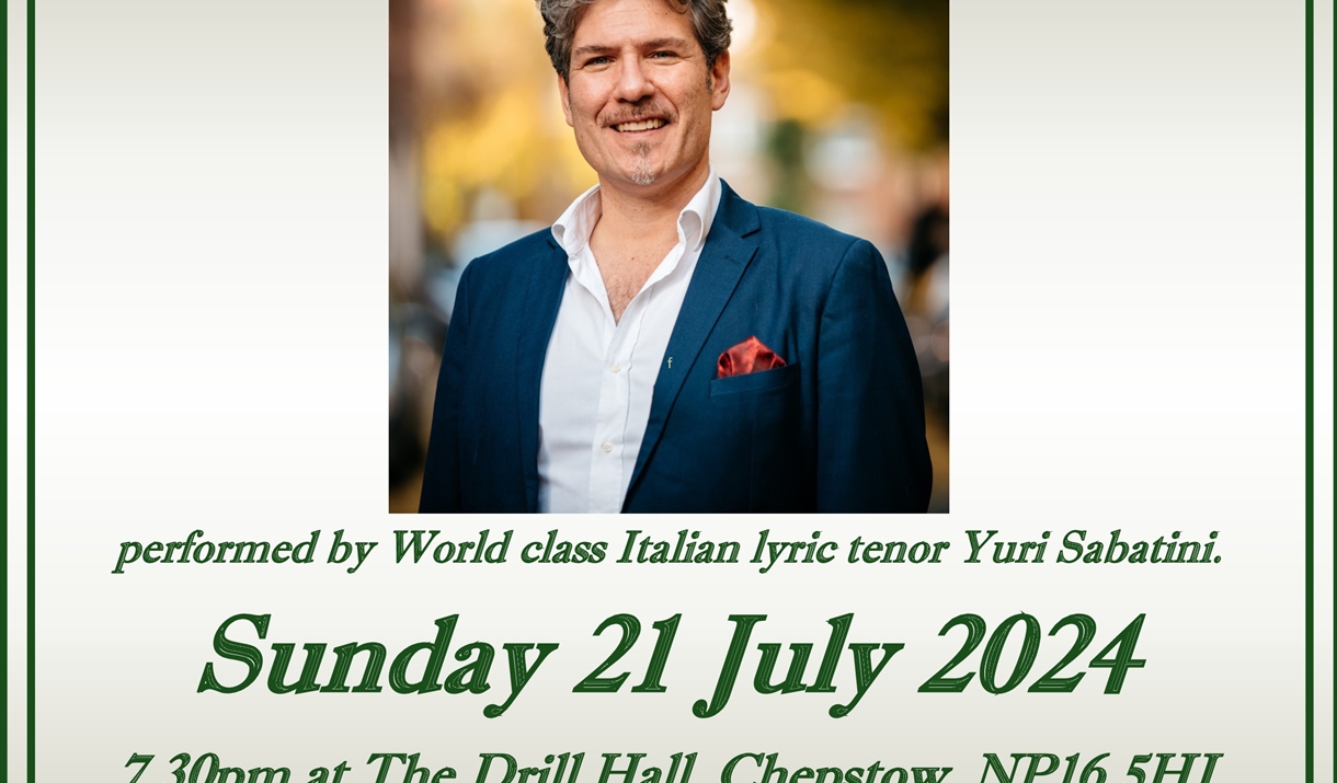 World Class Italian Tenor Yuri Sabatini