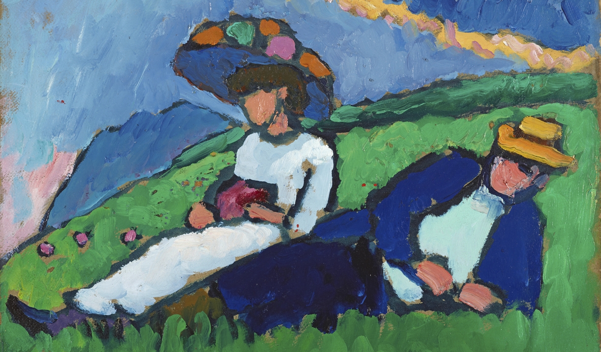 Gabriele Münter, Jawlensky und Werefkin   (Stadtische Galerie im Lenbachhaus Museum, Munich)