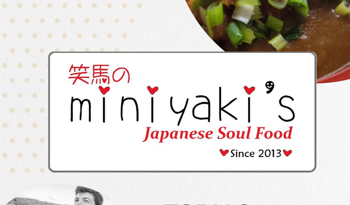 6 june
12-6pm
Miniyakis Japanese soul food
Tobias Robertson live from 1:30pm