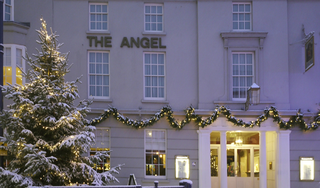 The Angel Hotel at Christmas