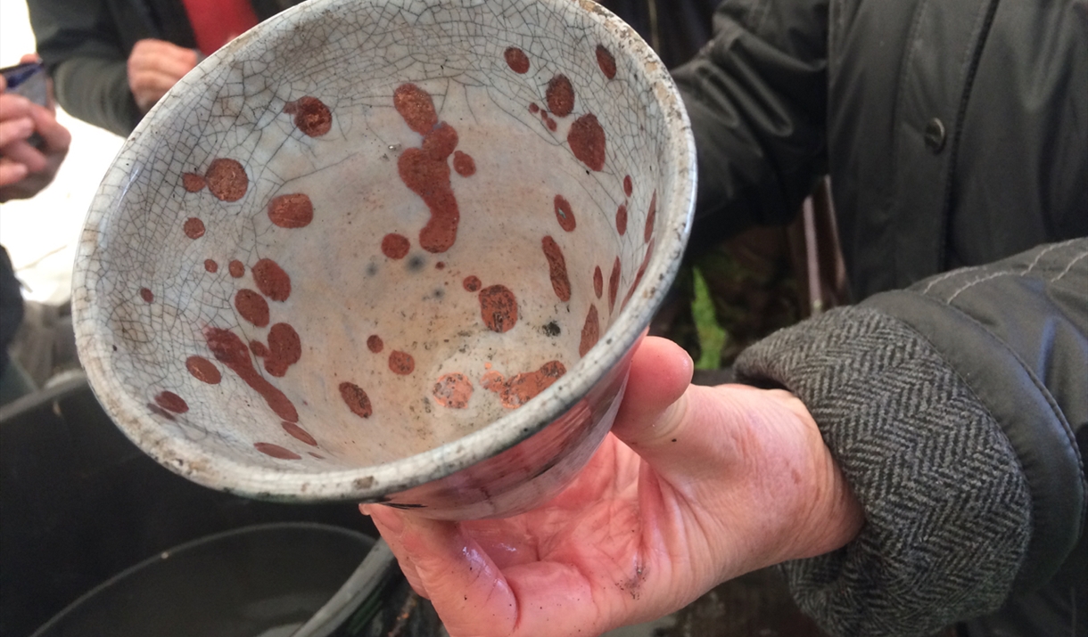 Raku pottery at Humble by Nature Kate Humble's farm