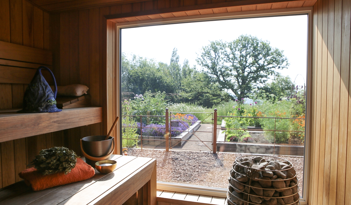 Sauna with a view