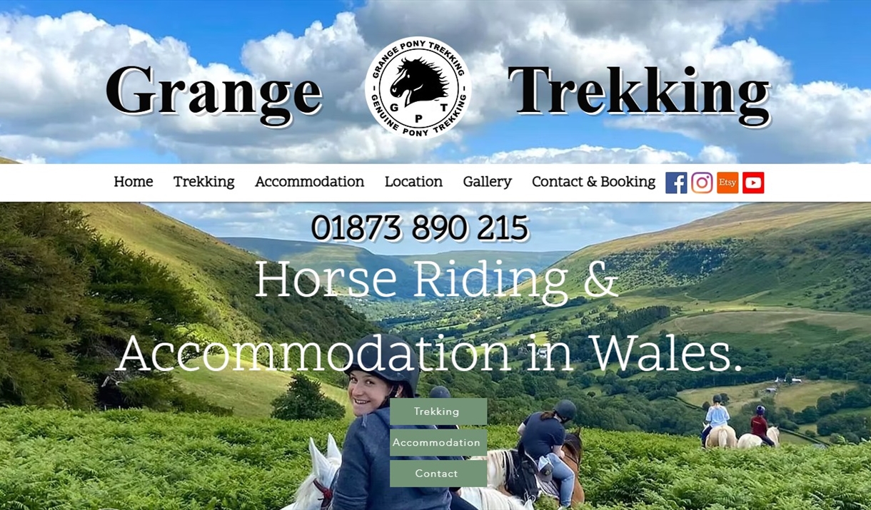 Grange Trekking - horse riding and accommodation