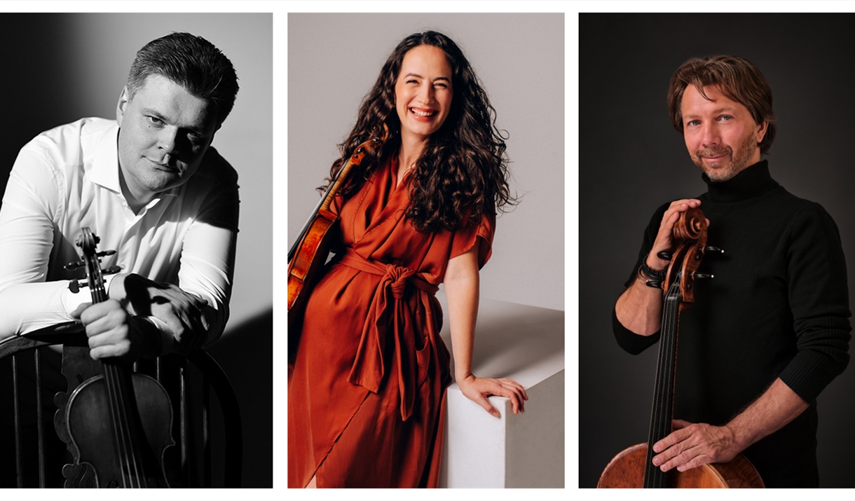 String Trio: Roman Simovic, Milena Simovic and David Cohen