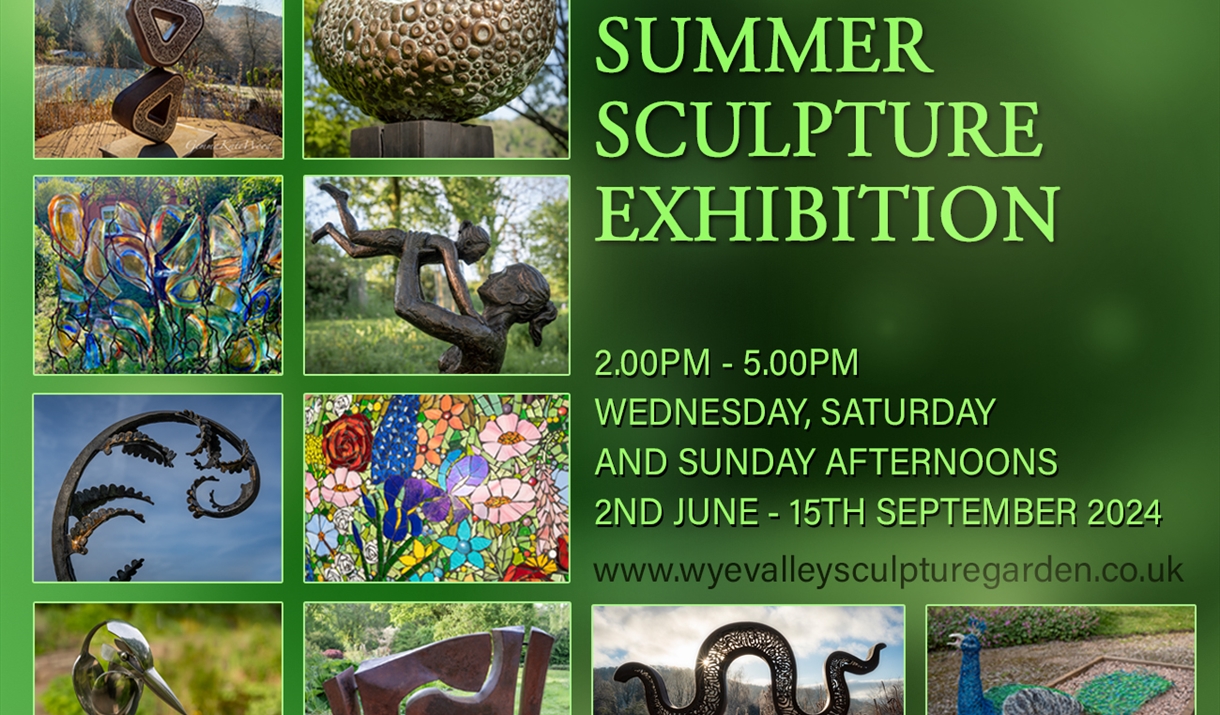Wye Valley Sculpture Garden Summer Sculpture Exhibition Art