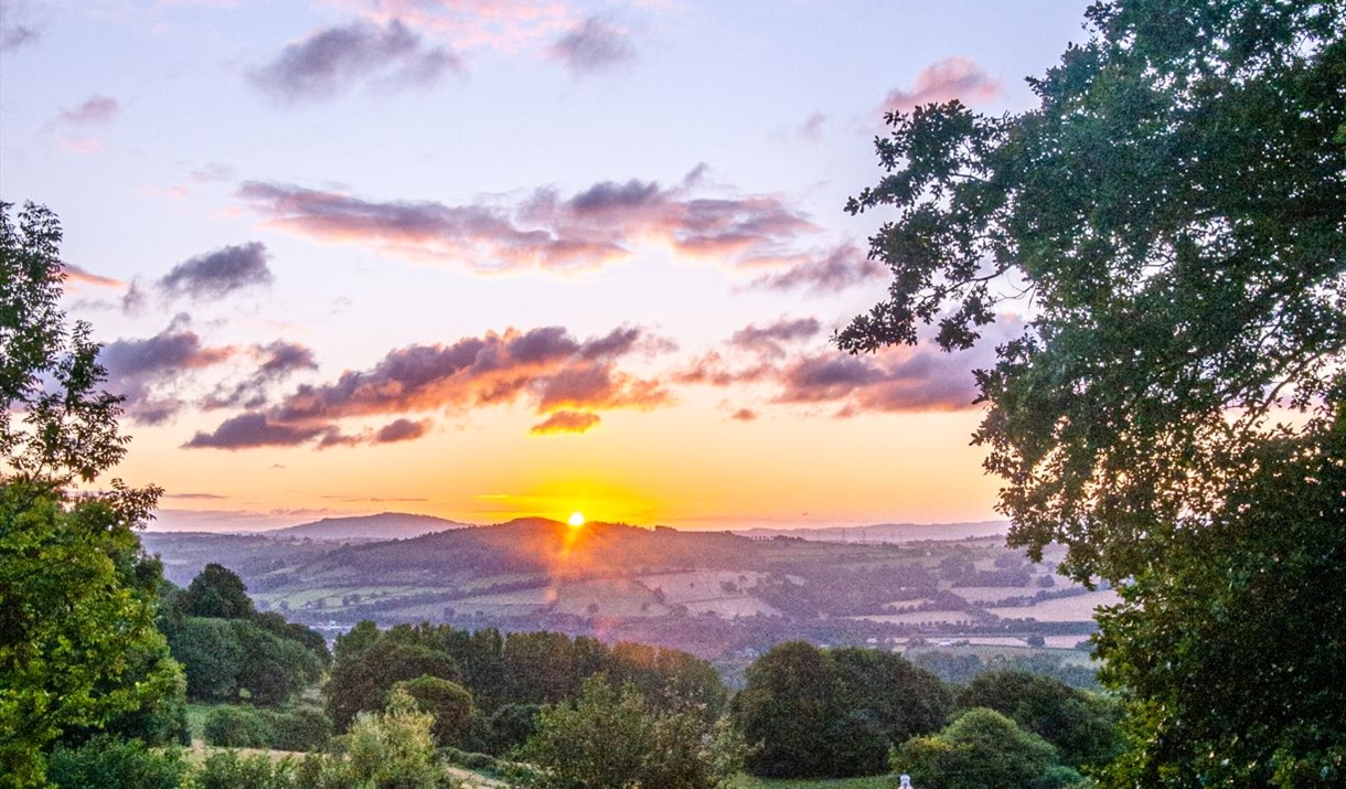 Sunrise over little Skirrid