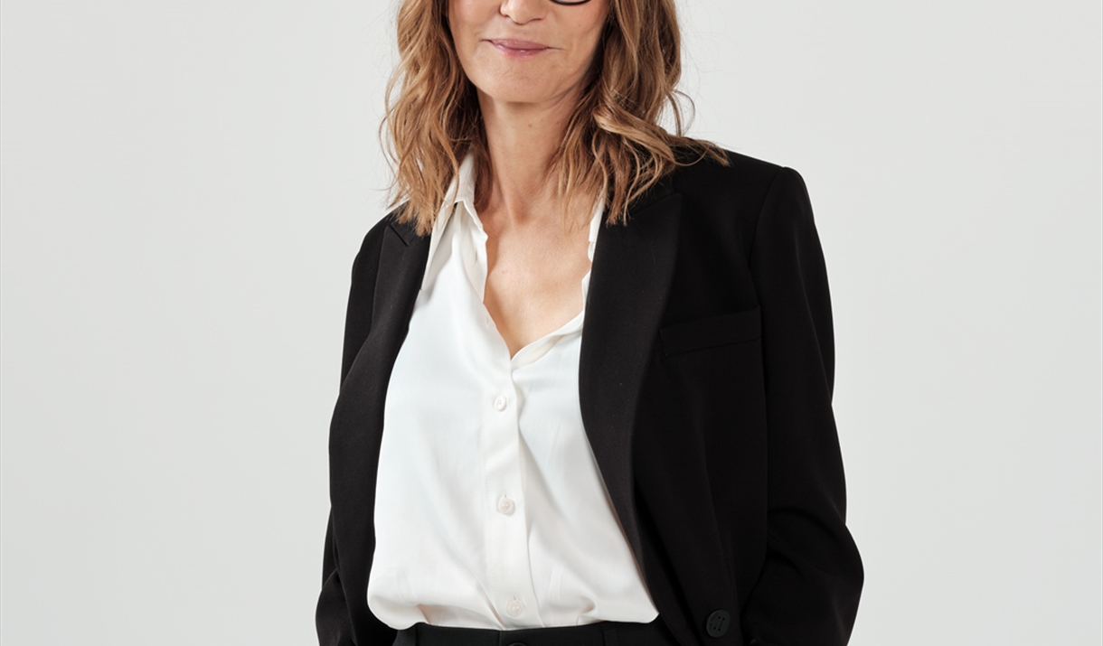 Susie Dent at The Blake Theatre, Monmouth