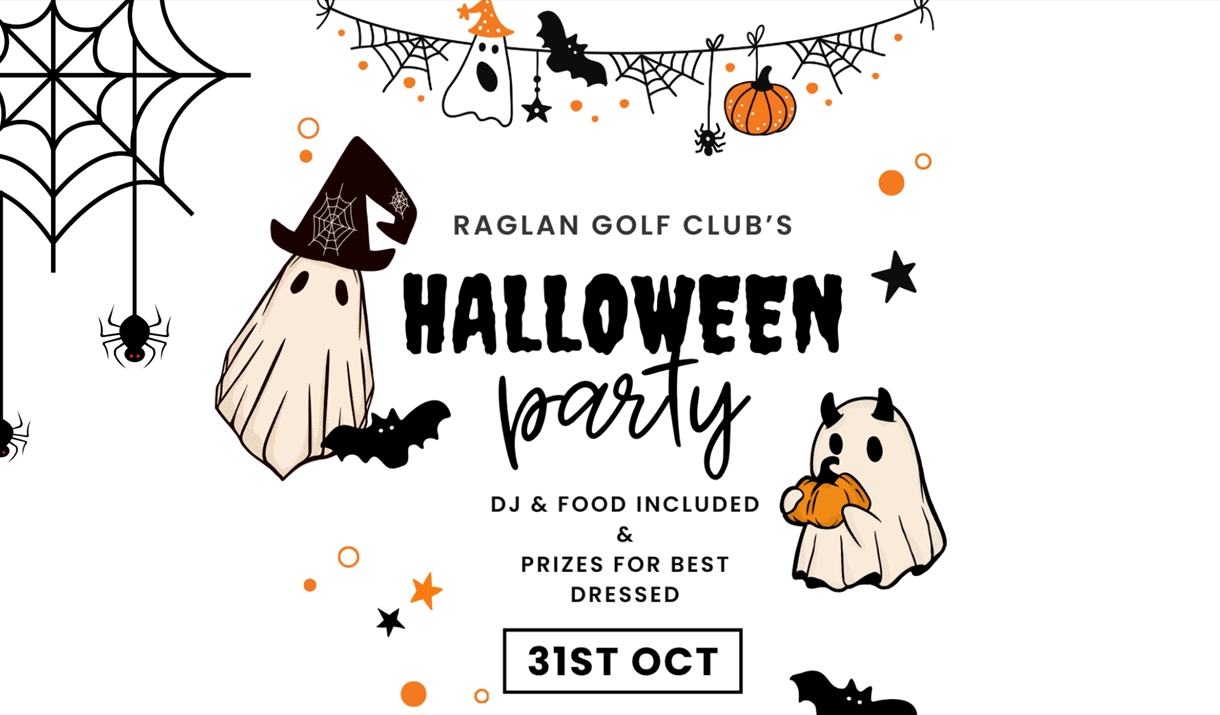 raglan golf club halloween party 32st oct food and DJ fancy dress