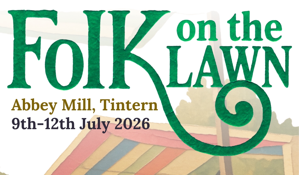Folk on the lawn abbey mill, tintern 9th -12th July 2026