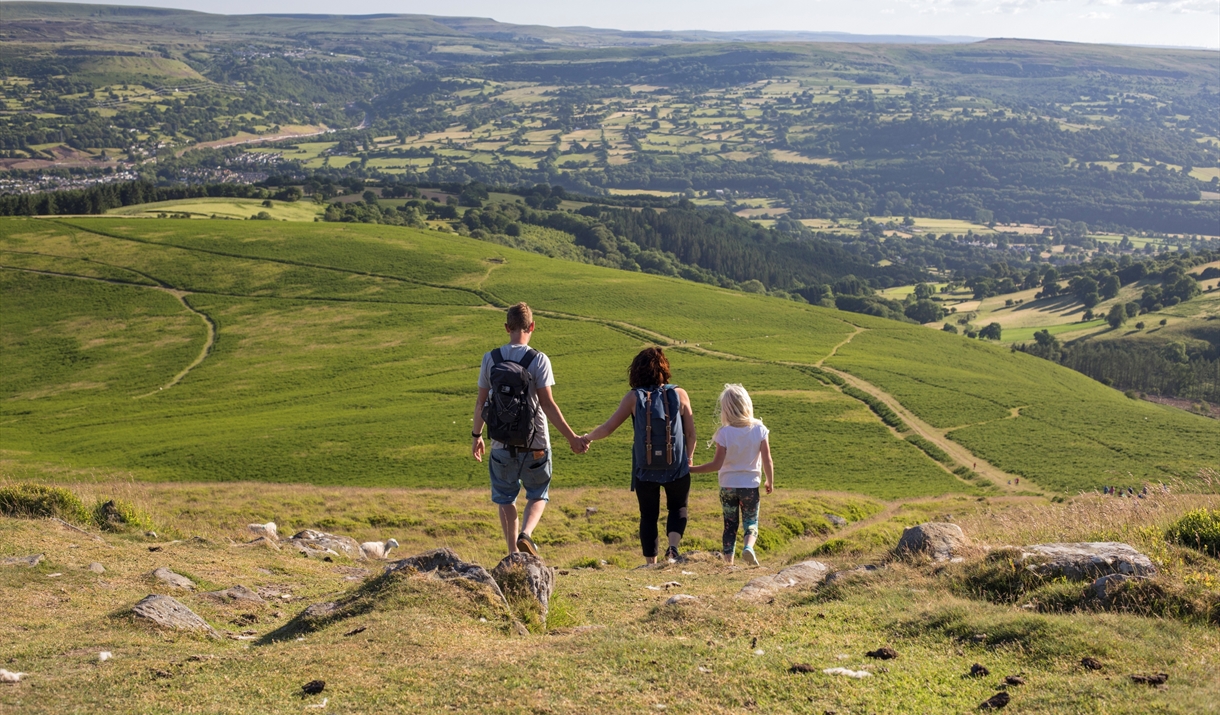 Walking down the Sugarloaf