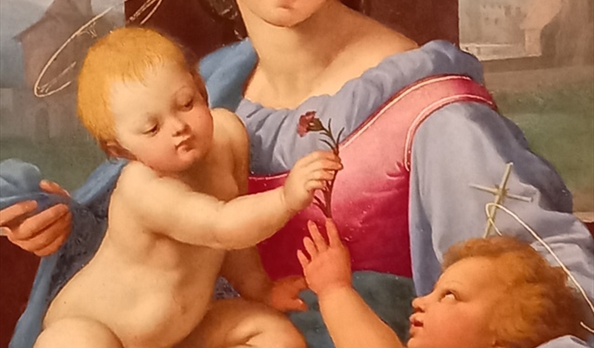 web Raphael The Garvagh Madonna  detail c1510-11