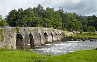 Usk Bridge over to Llanfoist