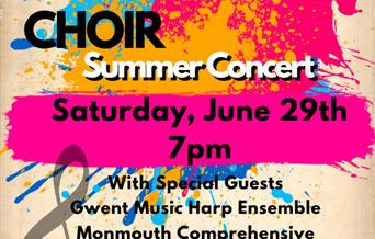 CMVC Summer Concert 2024 Flyer with ticket detail - Made with PosterMyWall