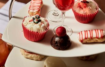 Santa's afternoon tea at Coldra Court Hotel