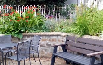 View of the Library Garden
