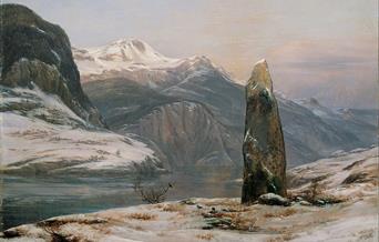 Dahl Winter at Sognefjord 1827