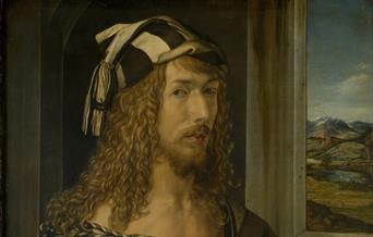 Durer, Self portrait at 26, crop