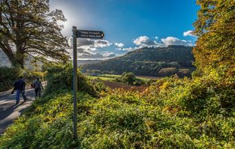 Bigsweir Bridge from Offa's Dyke