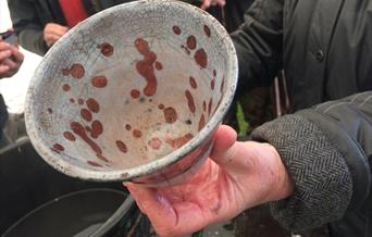 Raku pottery at Humble by Nature Kate Humble's farm