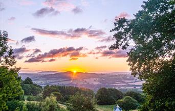 Sunrise over little Skirrid