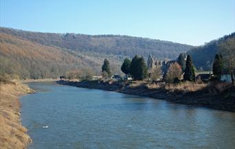 Tintern Abbey on the River Wye