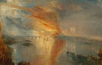 Turner, The Burning of the House of Lords and Commons &C 1834 Cleveland