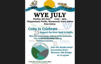 Wye July 2023 Flyer front page